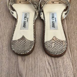 Jimmy Choo Shoes - Jimmy Choo Python print sandals Jimmy Choo Shoes - Jimmy Choo Python print sandals